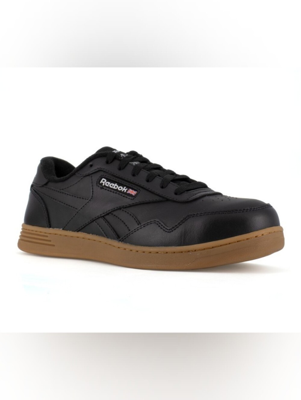 Reebok Men's Classic Work Sneaker - Black with Gum Sole
